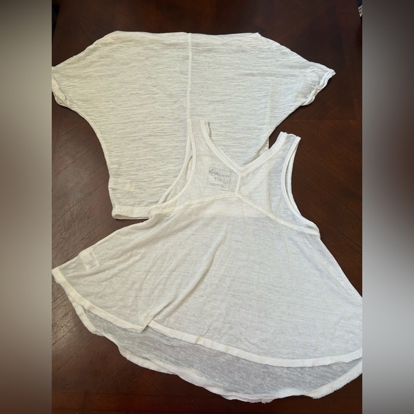 We The Free Tops - We The Free White Short Sleeve Tee set size S